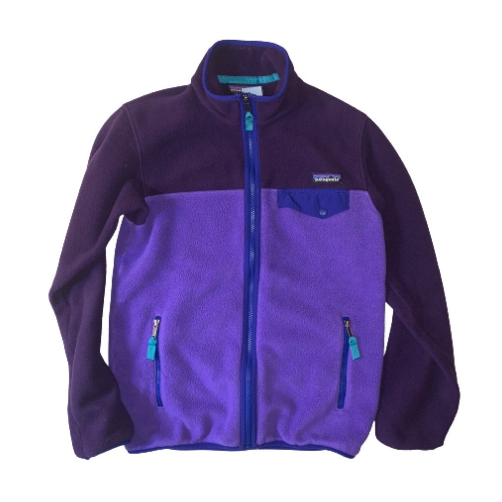 Patagonia Fleece Synchilla Full Zip Up Jacket Snap